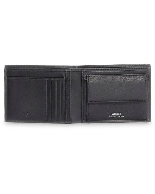 Guess Black Monaco Billfold Wallet for men