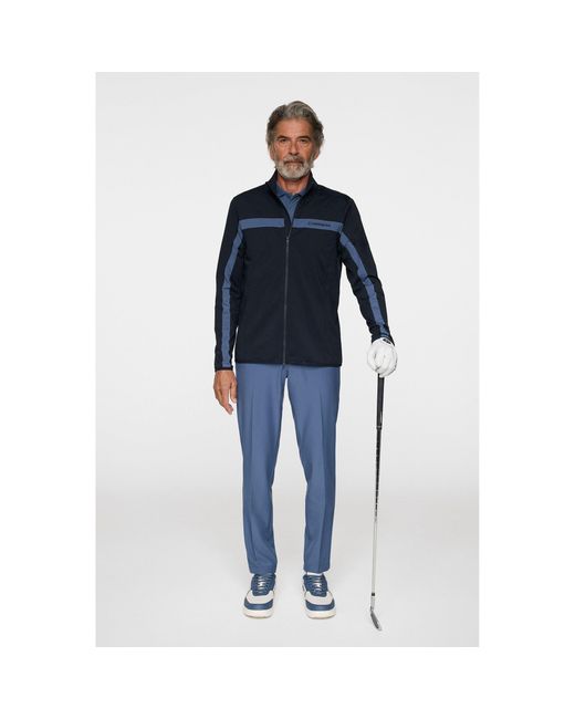 J.Lindeberg Blue Jarvis Mid Layer Pullover for men