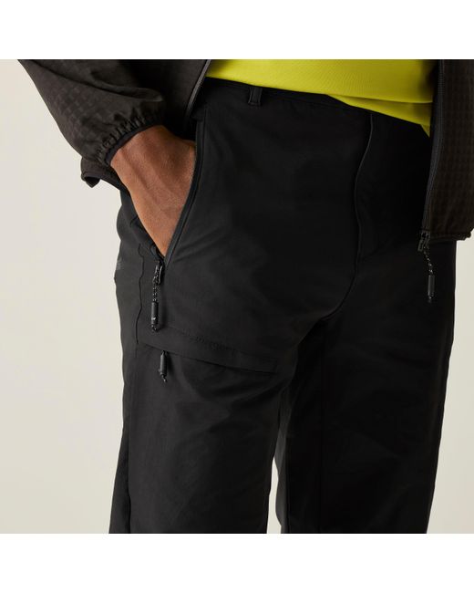 Regatta Black Highton Walking Trouser for men
