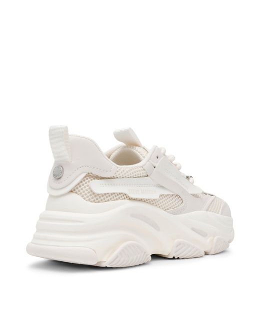 Steve Madden White Possession Chunky Trainers