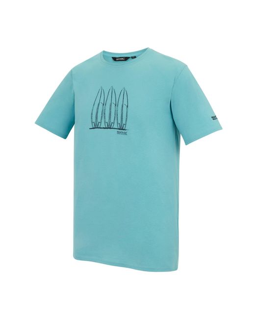 Regatta Blue Cline Ix Breathable T-Shirt for men