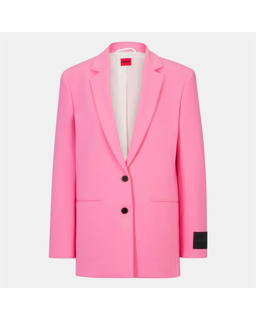 HUGO Pink Aita Tailored Blazer