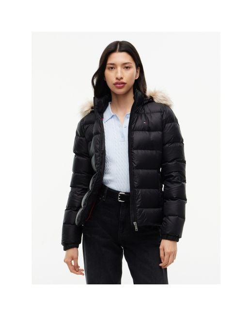 Tommy Hilfiger Blue Tjw Basic Hooded Down Jacket Ext