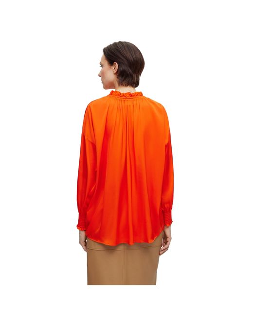 Boss Orange Baratina Blouse, Drawstring Neckline