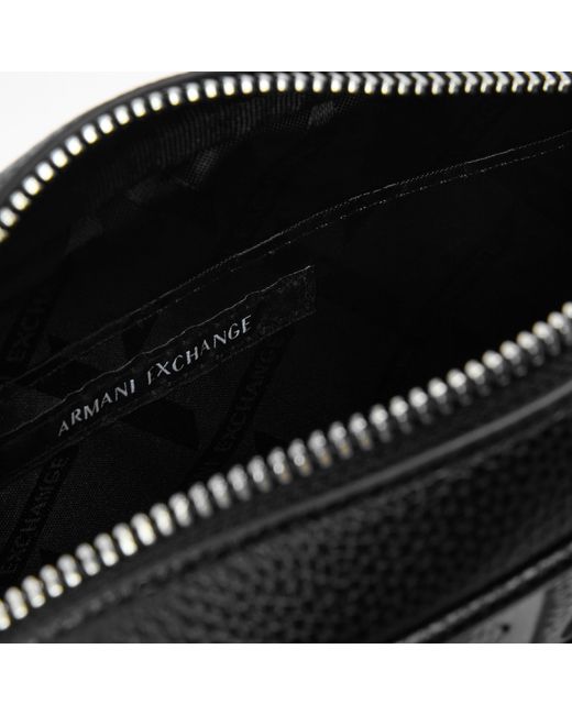 ARMANI EXCHANGE Black Messenger Camera Bag
