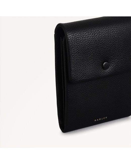Radley Black Mallow Street Leather Phone Crossbody Bag