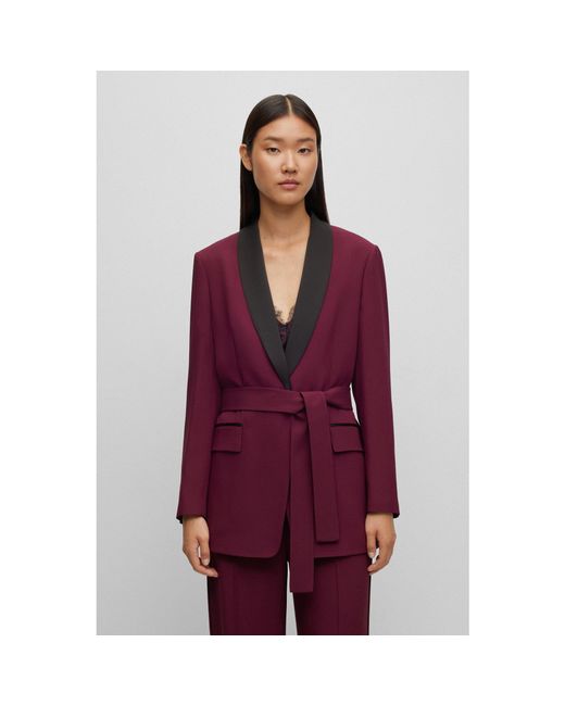 Boss Red Lightweight Half Zip Blazer