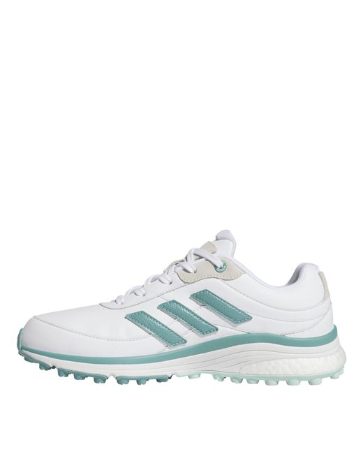 Adidas White Zoysia Spikeless Golf Shoes