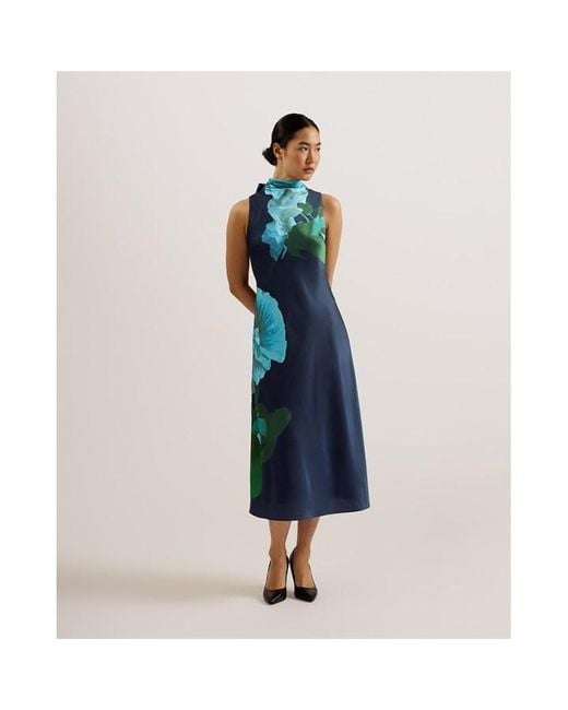 Ted Baker Blue Ted Timava Dress Ld42