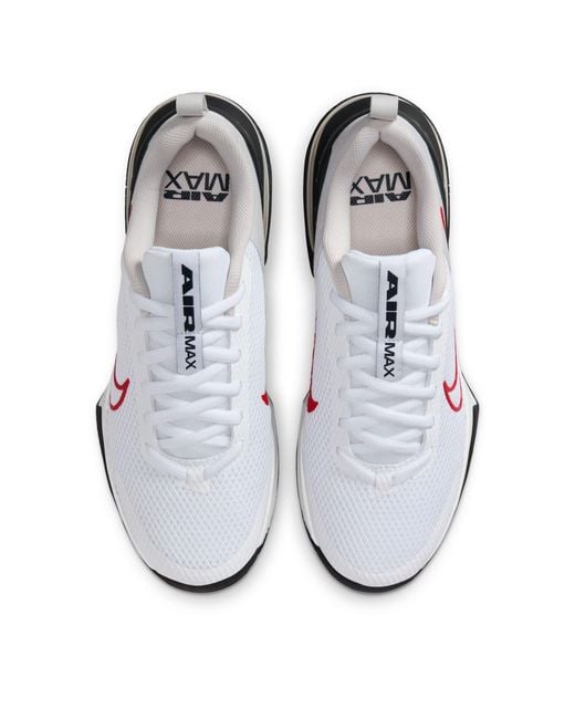 Nike White Air Max Alpha Trainer 6 Workout Shoes for men
