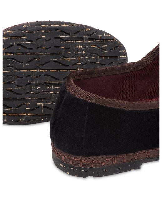 Flabelus Black Velvet Mary Jane