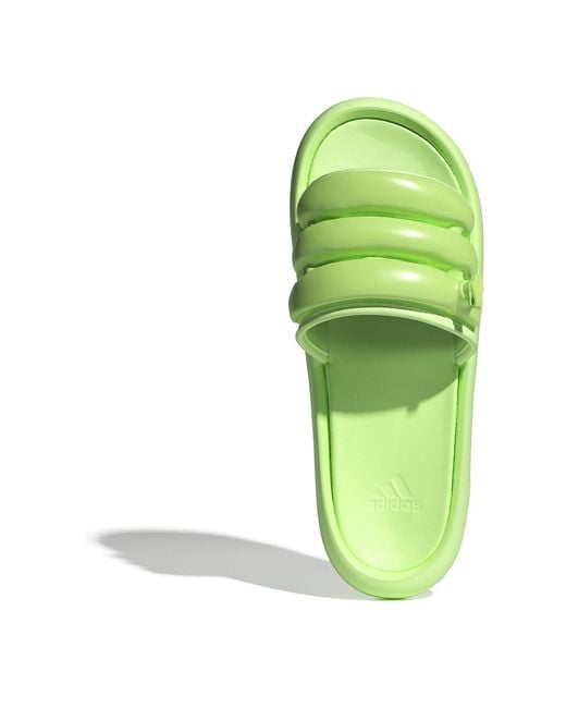 Adidas Green Adilette Zplaash Slider Slipper
