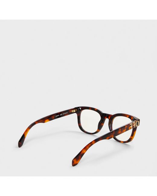 Off-White c/o Virgil Abloh Brown Minimalist Reading Glasses