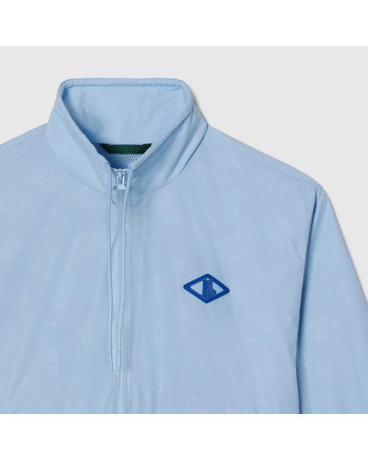 Lacoste Blue Monogram Track Jacket