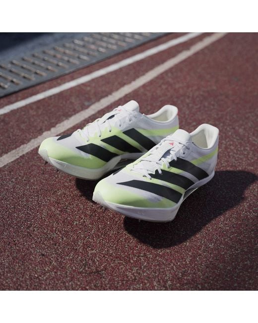 Adidas Green Adizero Prime Running Spikes for men