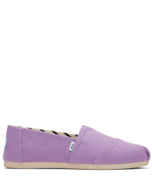 TOMS Purple Alpargata Classic Espadrilles Size 3