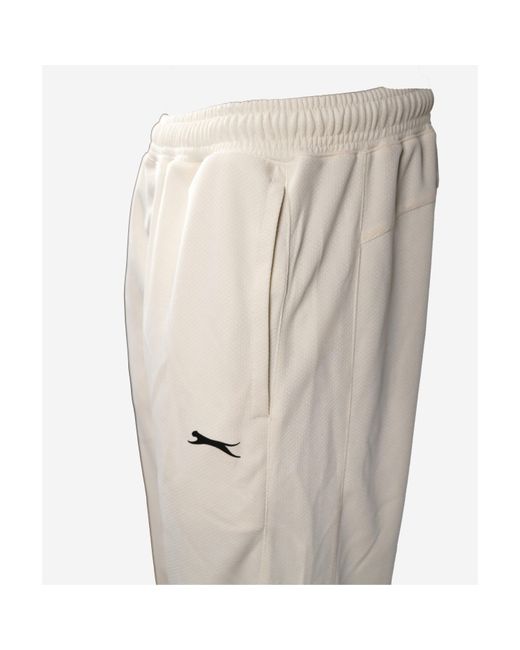 Slazenger 1881 Natural Mid Rise Full Length Cricket Trousers for men