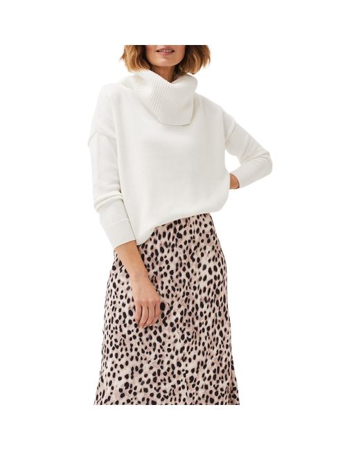 Phase Eight White Etty Chunky Knit Jumper
