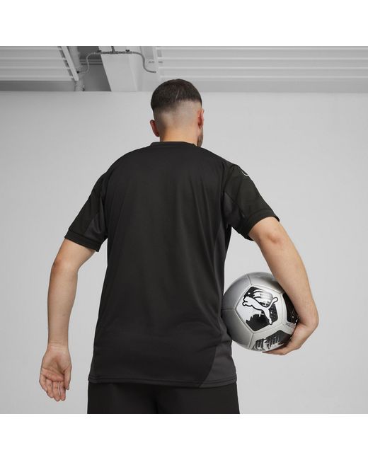 PUMA Black Teamfinal Jersey T-Shirt for men
