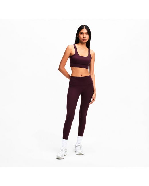 Varley Purple Cori Non-Wired Medium Impact Sports Bra
