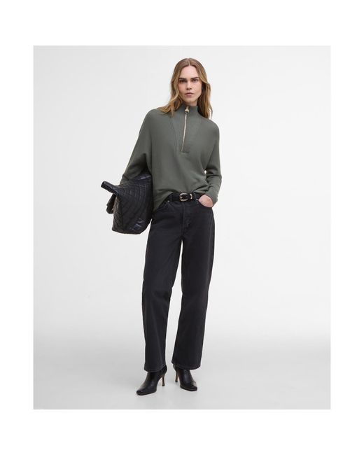 Barbour Gray Lola Knit Jumper