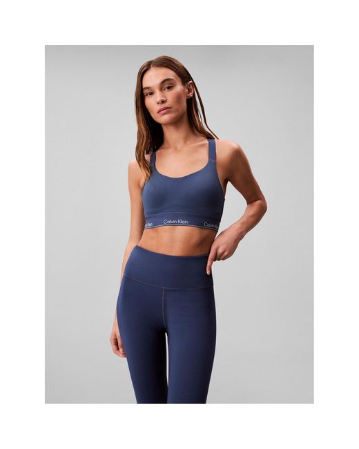 Calvin Klein Blue Ckp Icon High Rise Leggings