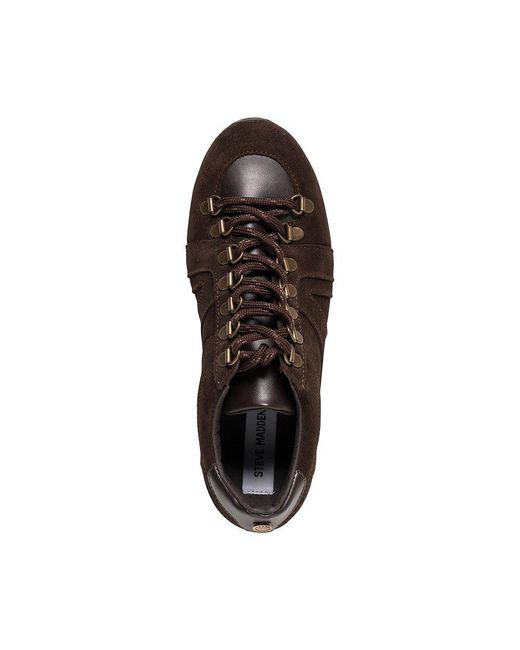 Steve Madden Brown Bless Low-Top Trainers