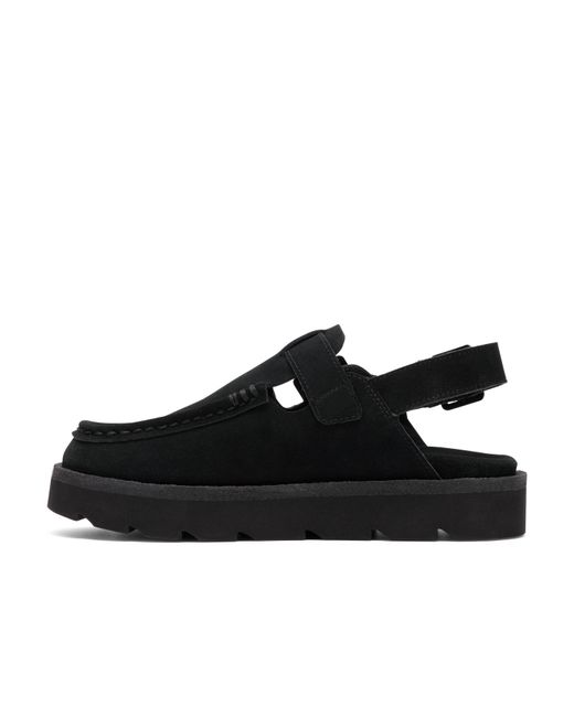Clarks Black Flat Sandals