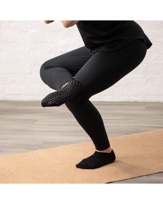 MYGA Natural Pack Of 3 Gripped Yoga Socks