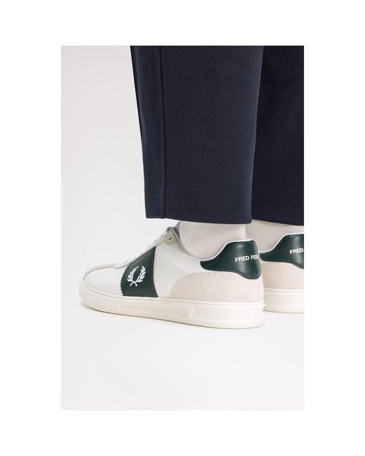Fred Perry White Low-Top Trainers for men