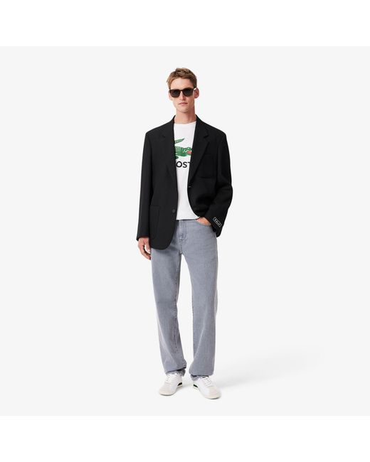 Lacoste White Large Logo T-Shirt for men