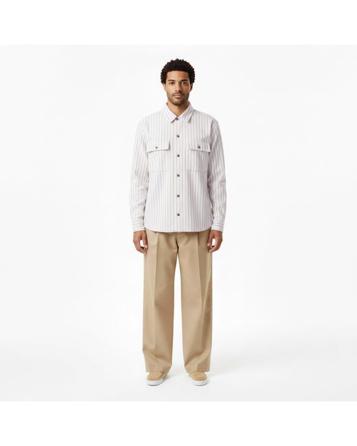 HUGO White Long Sleeve Patterned Shirt for men