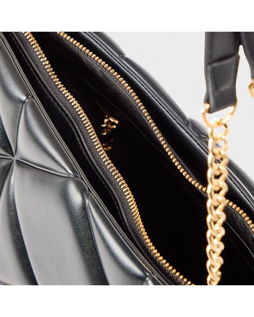 Love Moschino Black Lm Quilt Tote Ld61