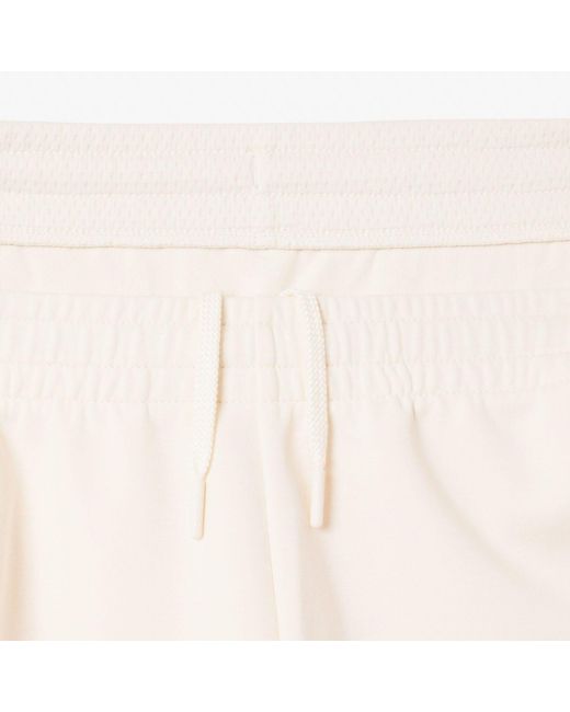 Lacoste White Moonochrome Sport Sweatpants for men