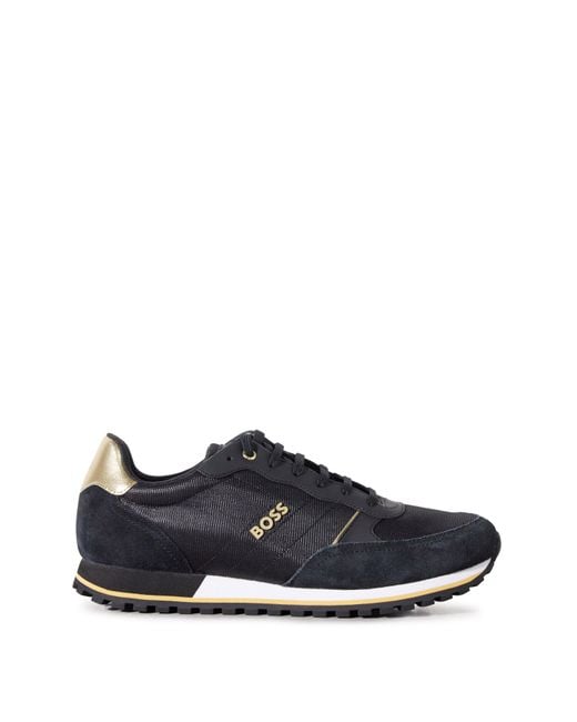 Boss Blue Parkour Runner Style Trainers for men
