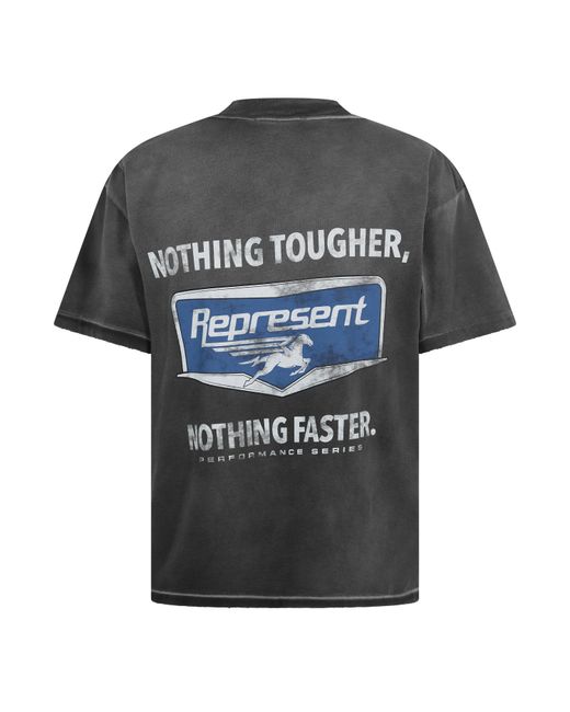 Represent Black Oversized T-Shirt for men