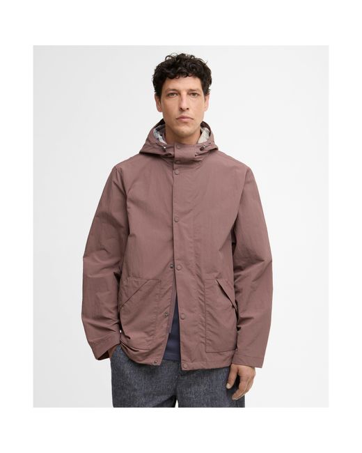 Barbour Brown Rain Anorak Jacket for men