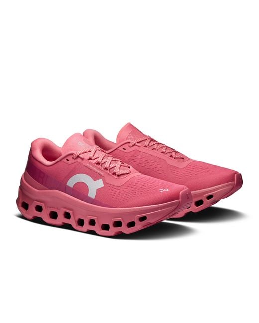On Shoes Pink Cloudmster Running Shoes