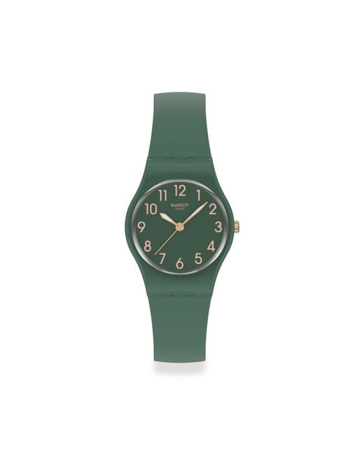Swatch Green Core Analogue Quartz Watch