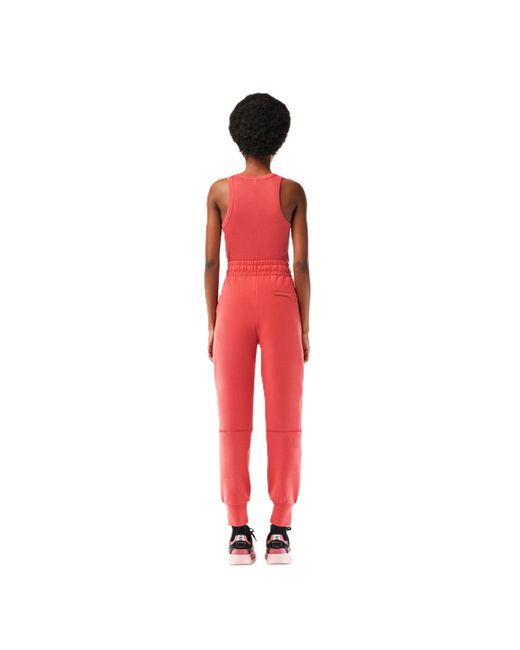 Lacoste Red Active Jogging Pants