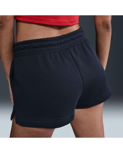 Nike Black Sportswear Essential French Terry Shorts