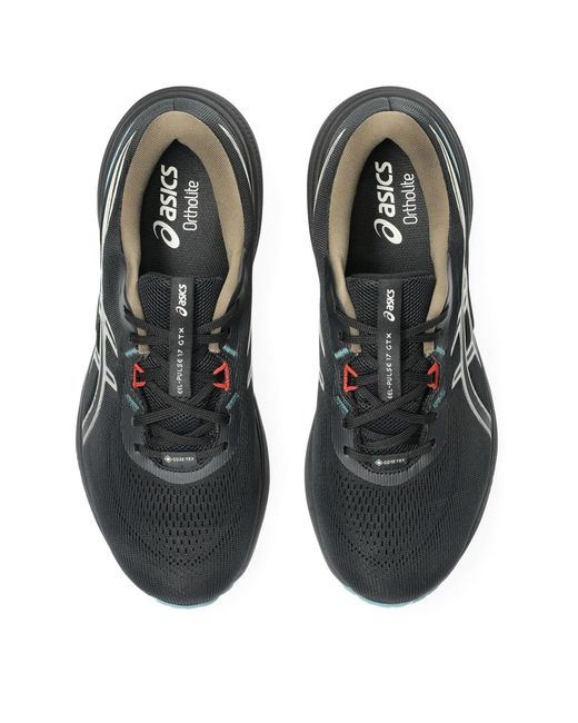 Asics Black Pulse 17 Gtx Off-Road Trail Running Shoes for men