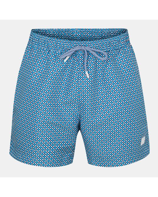 Boss Blue Vibe Quick Drying Mesh Lined Swim Shorts for men