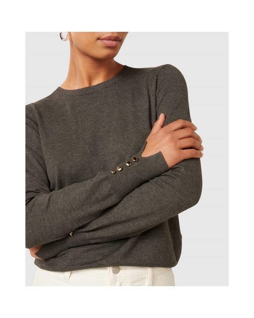 Forever New Gray Katie Crew Neck Jumper