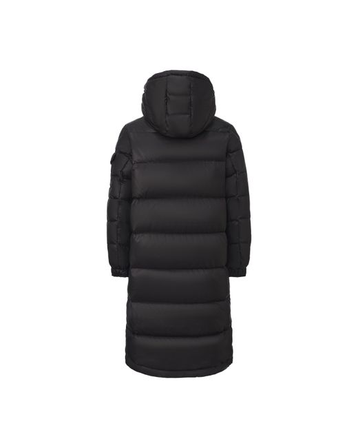 Firetrap Black Duck Down Knee Length Hooded Down Jacket