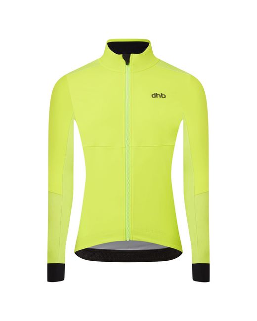 Dhb Yellow Aeron 2.0 Cycling Wind-Resistant Breathable Softshell Jacket for men