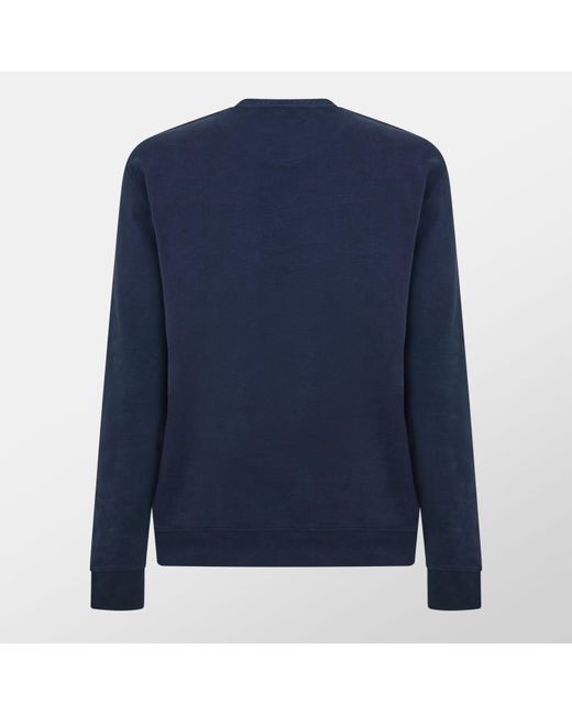 Jack Wills Blue Jacquard Crew Sweatshirt for men