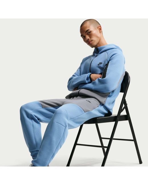 Nike Blue Tech Fleece Pants for men