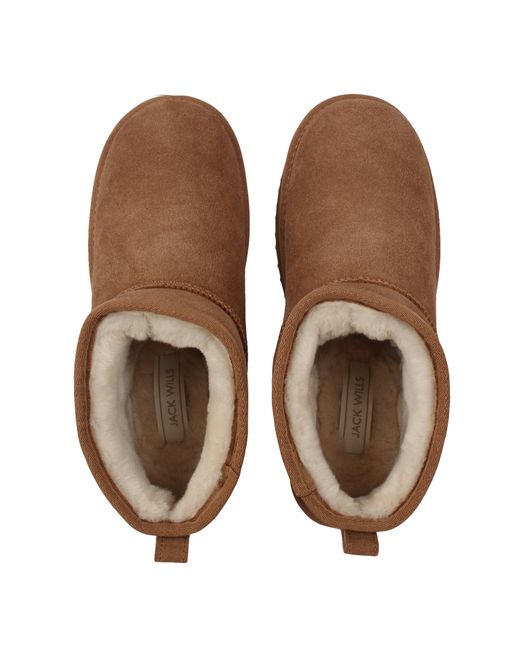 Jack Wills Brown Platform Snug Boots