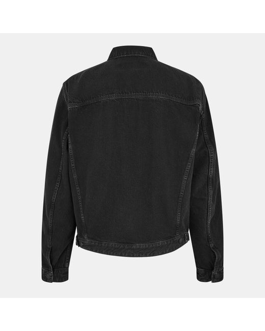 DSquared² Black Logo Patch Denim Jacket for men